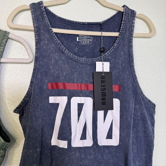 RawGear Tank Top Mens Small Muscle Tee Shirt Zoo Gym Casual Bradley Martyn Lot - Picture 5 of 8